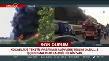 Kocaeli'de tekstil fabrikasında yangın