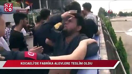 Tekstil fabrikası alevlere teslim oldu
