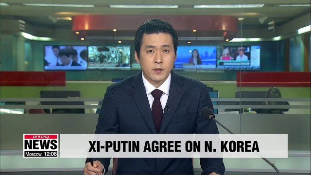 Xi, Putin agree dialogue is only way to achieve peaceful denuclearization of Korean Peninsula