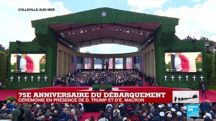 Célébrations du D-Day : de Obama à Trump, changement d'ambiance