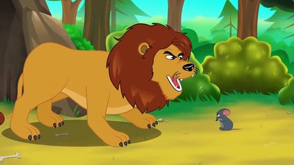 2 Fables de La Fontaine | Le Lion et Le Rat + Le  Rat des Villes et Le Rat des Champs