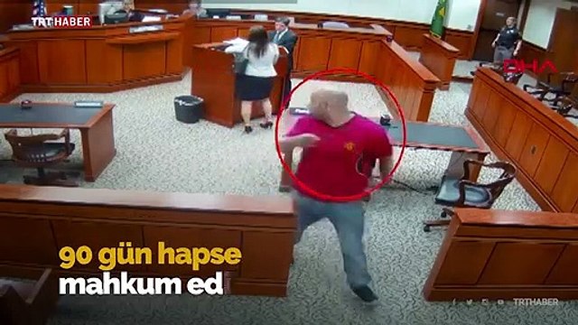 90 gün hapis cezası aldı, mahkeme binasından böyle kaçtı