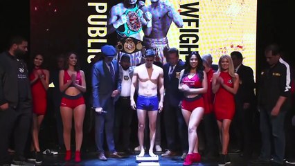 EDDIE HEARN PRESENTS! - UNIFICATION CLASH! - DANIEL ROMAN v TJ DOHENY - OFFICIAL WEIGH IN FROM L.A