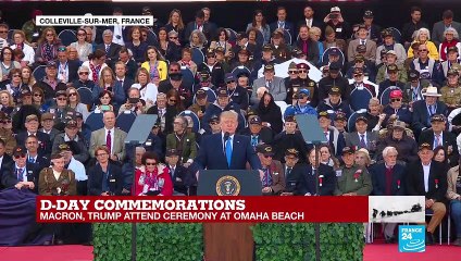 D-Day landings: "We thank you from the bottom of our hearts " (Trump)