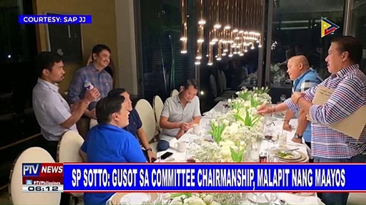 Incumbent at incoming senators, nagpulong