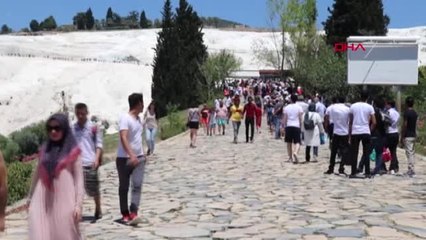 DENİZLİ Beyaz cennete ziyaretçi akını