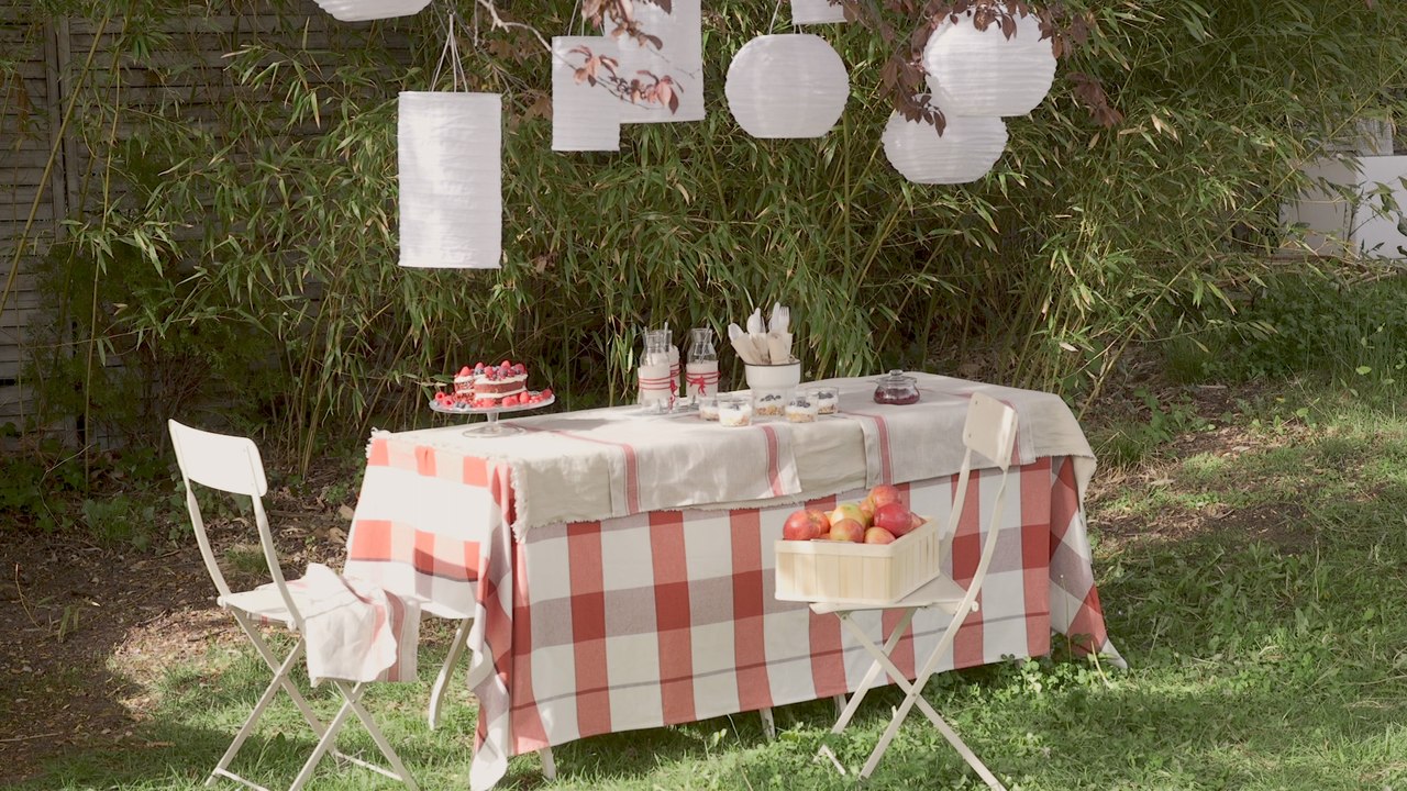 Ideas para una merienda en el jardín