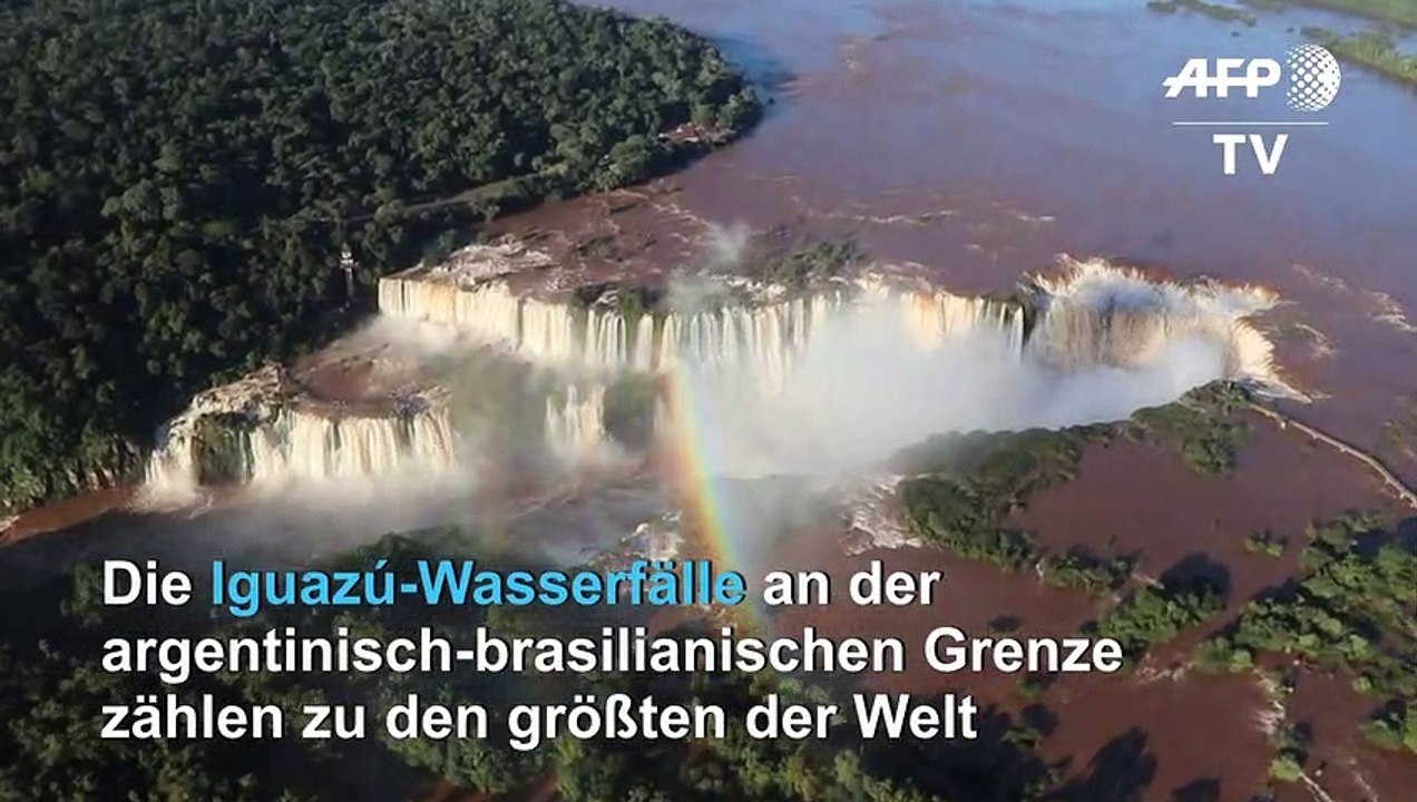 Drei Millionen Liter pro Sekunde: Hochwasser an den Iguazú-Wasserfällen