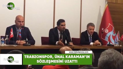 Trabzonspor, Ünal Karaman'ın sözleşmesini uzattı