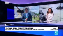 D-Day commemorations: what message from Macron, Trump speeches?