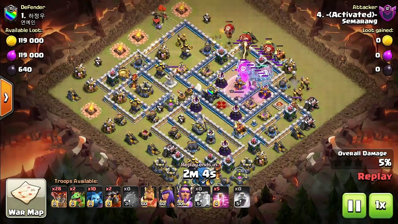 TH12 TH11 War Attack Strategy 2019 _Kill Island War Base_ RIP Island War Bases _ Extreme Island war