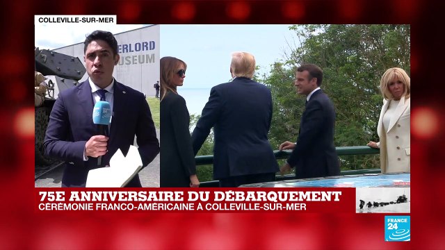 En Normandie, Macron et Trump célèbrent le D-Day et la liberté