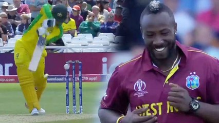World Cup 2019 AUS vs WI: Andre Russell removes Alex Carey, Australia six down| वनइंडिया हिंदी