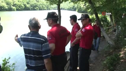 Şile Saklıgöl'de çardağın çöktüğü alanda jandarma incelemelerde bulundu