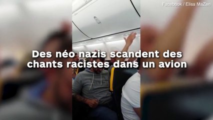 Ces personnes chantent des chants injurieux dans un avion !