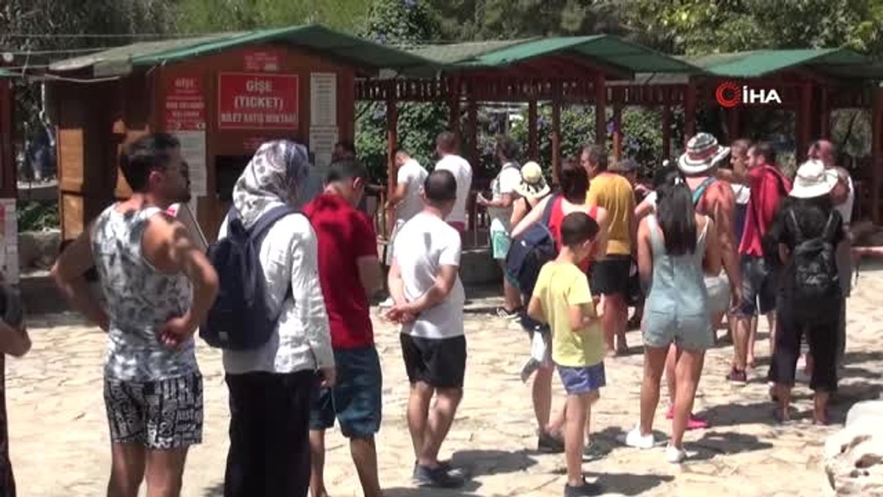 Saklıkent'e bayram bereketi