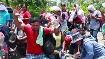 المكسيك توقف قافلة مهاجرين من أميركا الوسطى