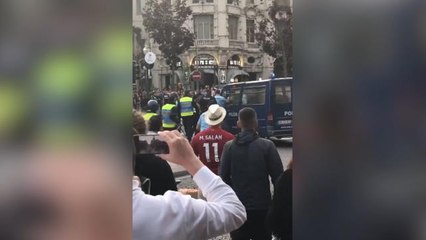 England fans clash with police in Porto