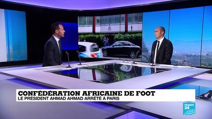 Le président de la Confédération africaine de football interpellé par la justice française