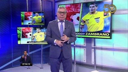 Roddy Zambrano busca ser el mejor árbitro del Ecuador