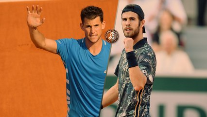 Roland-Garros 2019 : Le résumé de Dominic Thiem - Karen Khachanov