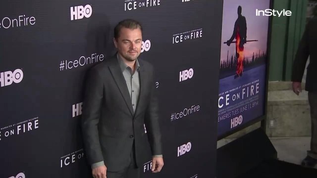 Right Now: Leonardo DiCaprio and dad George DiCaprio at the LA Premiere Of HBO's Ice On Fire