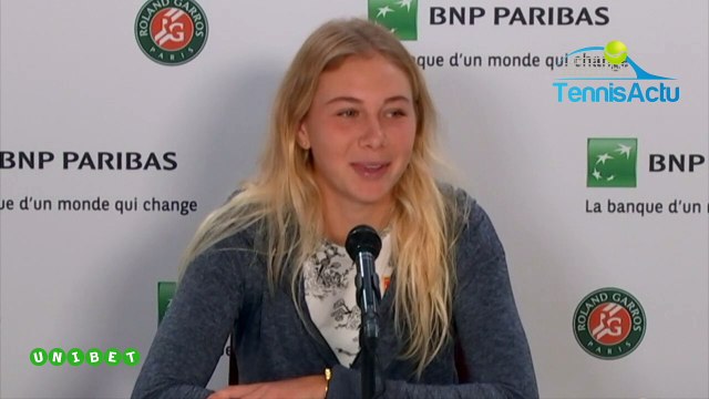 Roland-Garros 2019 - Amanda Anisimova, 17 years, is in semi-finals : It's crazy !