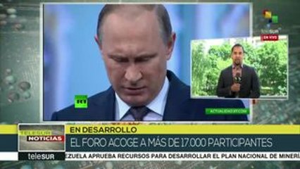 Inicia sesiones el Foro Económico Internacional de San Petersburgo