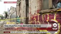 Madre e hija mueren en derrumbe de losa en avenida Revolución