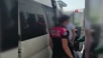İstanbul Havalimanı'nda dur ihtarına uymayan şüpheliler ile polis arasında kovalamaca