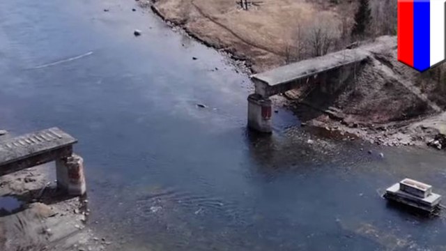 Metal thieves make off with rail bridge in Russia