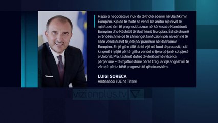 Soreca: Hapja e negociatave nuk do të thotë hyrje në BE - News, Lajme - Vizion Plus