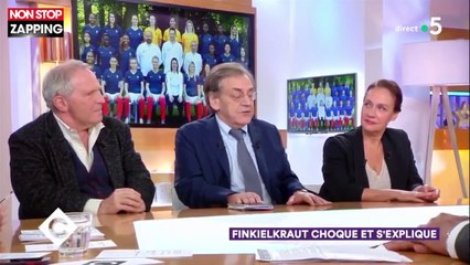 C à vous : Alain Finkielkraut revient (très mal) sur la polémique sexiste (vidéo)