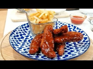 ¡La chef Linda Cherem nos prepara tiritas de pollo BBQ! | Sale el Sol