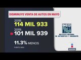 Disminuye venta de autos en México | Noticias con Ciro Gómez Leyva