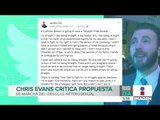 Chris Evans critica a quienes piden un día del 'Orgullo heterosexual' | Noticias con Francisco Zea