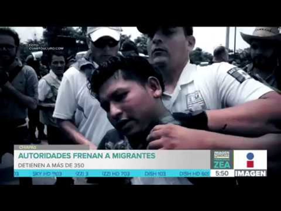 Autoridades mexicanas detienen a cientos de migrantes centroamericanos | Noticias con Francisco Zea