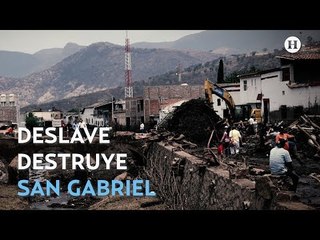 Deslave destruye San Gabriel
