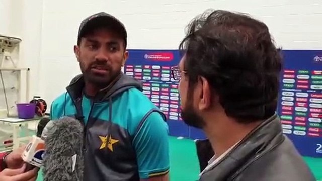 Wahab Riaz sharing his feelings about the CWC2019 - live cricket 19