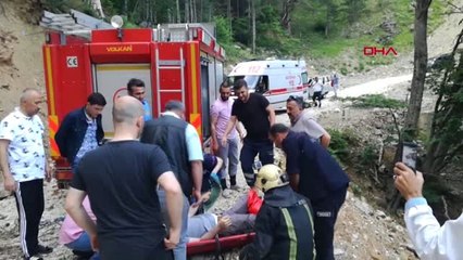 BURSA Şelaleden uçuruma yuvarlanan eski kaymakamı itfaiye kurtardı