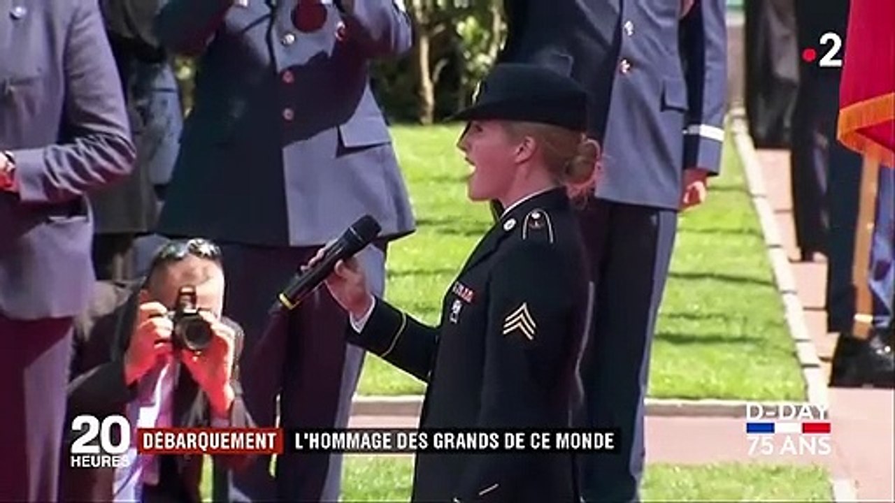 Débarquement : Emmanuel Macron et Donald Trump saluent leurs héros