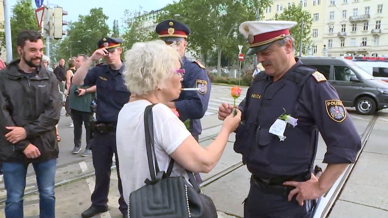 Demo gegen Polizeigewalt in Wien