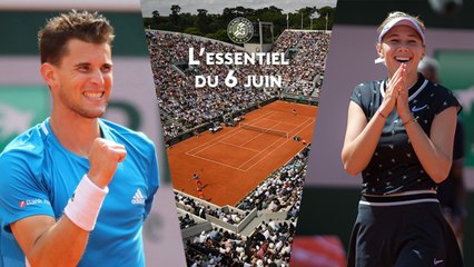 Roland-Garros 2019 - La tempête Anisimova, Djokovic et Thiem impitoyables : l’essentiel du 6 juin