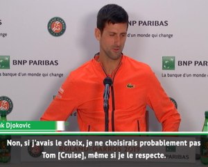 Roland-Garros - Djoko snobe Tom Cruise pour son biopic