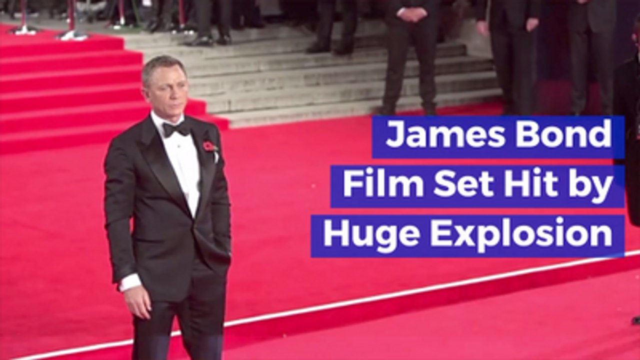 Explosions Go Off On James Bond Set At Pinewood Studios