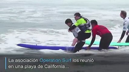 "Operación surf", un poco de alivio para veteranos de guerra de EEUU