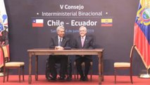 Chile y Ecuador avanzan en posible negociación de un Tratado de Libre Comercio
