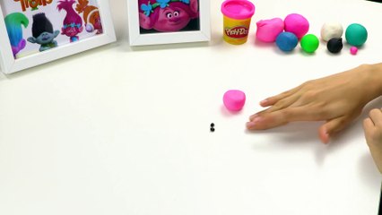 Yes Papa Smurf And Princess Poppy From Play-Doh | Play Doh Crafts | Trolls fll mvie  Crafty Kids