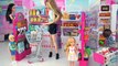 Supermercado de Juguete con Accesorios Miniatura para Muñecas Barbie