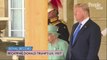 Queen Elizabeth and Donald Trump Meet at Buckingham Palace for State Visit Amid Protests